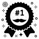 Best Dad Dad Badge Ribbon Icon