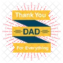 Happy Fathers Day Best Dad Logo Fathers Day Badge Icon