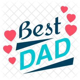 Best Dad Logo  Icon