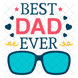 Best Dad Monogram Icon