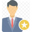 Star Employee Business Icon