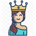 Best Employee Woman  Icon