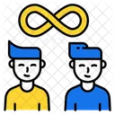 親友、友情、友達 アイコン