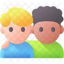 親友、友情、友達 アイコン