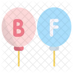 Best Friend Balloons  Icon