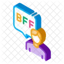 Human Talking Bff Icon