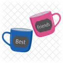 Best friends cups  Icon