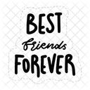 Best Friends Forever Friendship Besties Icon