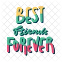 Best Friends Forever Friendship Besties Icon