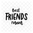 Best Friends Forever Friendship Besties Icon
