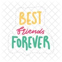 Best Friends Forever Friendship Besties Icon