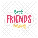 Best Friends Forever Friendship Besties Icon