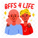 Best Friends Companions Partners Icon