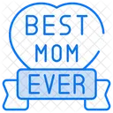 Best Mom Ever Mom Love Icon