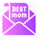 Best Mom Letter  Icon