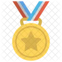 Star Medal Ribbon Icon