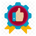 Best Practice Positive Response Emblem Icon