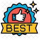Best Seller Thumbs Up Best Icon