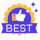 Best Seller Thumbs Up Best Icon