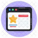 Best Website Favourite Website Web Rating Icon