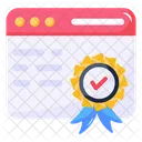 Website Quality Best Website Quality Badge Icon