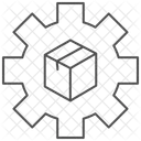 Inventarverwaltung Thinline Symbol Icon