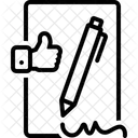 Billigung Genehmigung Akkreditierung Symbol