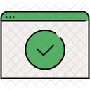 Bestatigen Fenster Popup Symbol