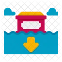 Bestattung auf See  Symbol