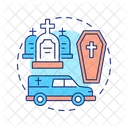 Bestattungstransporte  Symbol