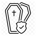 Bestattungsvorsorge Sarg Sarg Symbol