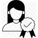 Beste Mitarbeiterin Anerkennung Weibliche Fuhrungskraft Symbol