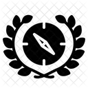 Leistung Beste Navigation Bester Kompass Symbol