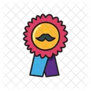 Bester Papa Abzeichen Vatertag Bester Papa Symbol