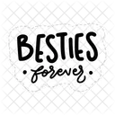 Besties Forever Friendship Besties Icon