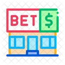 Betting Office Gambling Icon