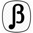 Beta Griego Delta Icono