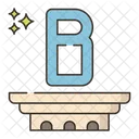 Beta Greek Alphabet Icon