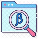 Beta-test  Symbol