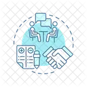 Auswahl Prozess Engagement Symbol