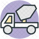 Beton Lkw Fahrzeug Symbol