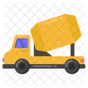 Betonmischer LKW Baufahrzeug Icon