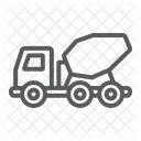 Betonmischer LKW  Symbol