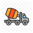 Betonmischer LKW  Symbol