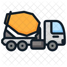 Betonmischer-LKW  Symbol