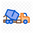 Asphaltmischer-LKW  Symbol