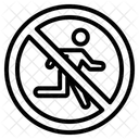 Hausfriedensbruch Schild Symbol