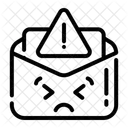 Betrug Warnung Posteingang Symbol
