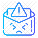 Betrug Warnung Posteingang Symbol