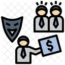 Betrug Schummelei Trick Symbol